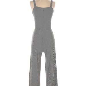 Rolla Coaster Wide Leg Striped Square Bib Jumpsuit